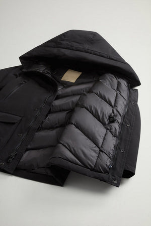 Woolrich parka bambino nero da bambino