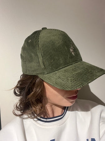 Cappello Armas velluto a coste logo