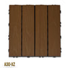 1mq (11 pezzi) di Pavimento Quadrotte in decking WPC da esterno 30X30cm (sp.2cm) inclusa struttura CLICK