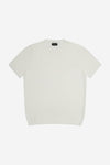 AT.P.CO Maglia Uomo Girocollo in Cotone Crêpe Bianco Regular Fit