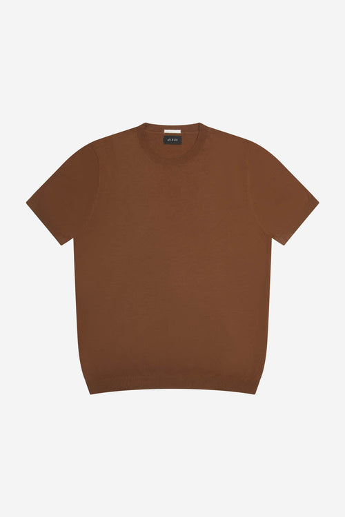 AT.P.CO T-Shirt Uomo in Maglia Color Terra Regular Fit