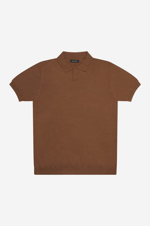 Polo uomo AT.P.CO in maglia di cotone crêpe – manica corta