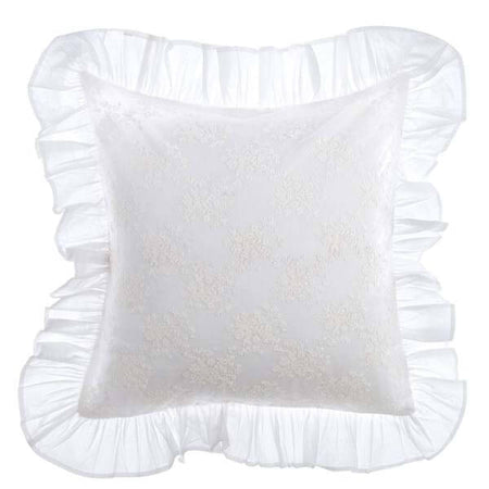 Blanc Mariclò Cuscino Arredo con Ricamo A38719 2510S40