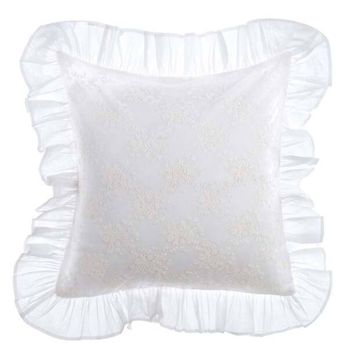 Blanc Mariclò Cuscino Arredo con Ricamo A38719 2510S40