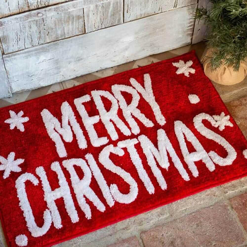 Blanc Mariclò Tappeto Merry Christmas Rosso 50×80 A39164 2510S16