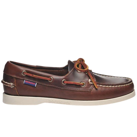SEBAGO mocassini donna sebago - docksides portland waxed woman - marrone da donna