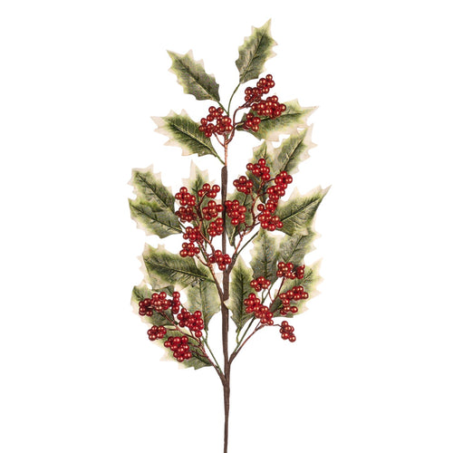 Ramo decorativo color rosso per decorazioni e composizioni di fiori h 76 cm