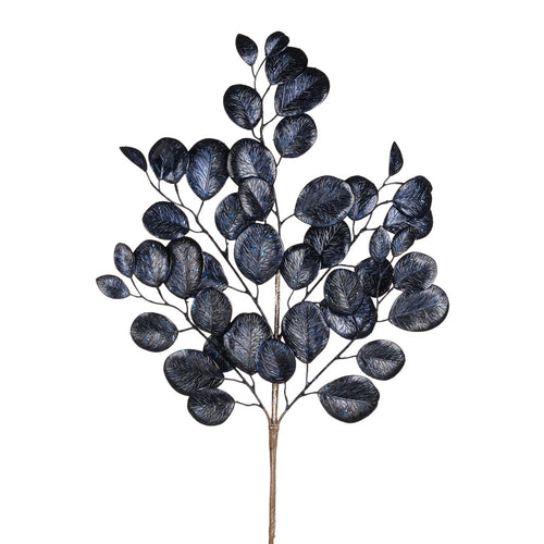 Ramo decorativo color nero e blu per decorazioni e composizioni di fiori h 68.5 cm