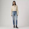 Levi's 501 Crop Lightweight jeans donna Roaming On Two denim chiaro vita alta straight jeans donna