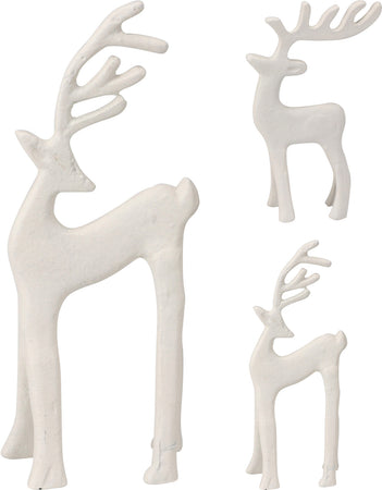 Renna di natale decorativa in alluminio per decorazioni natalizie