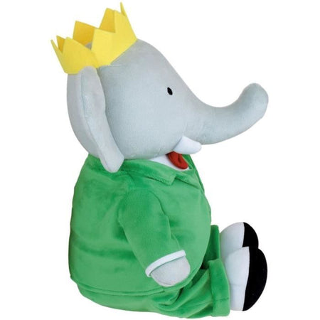 Peluche - JEMINI - Peluche Elefante Babar +/- 40 cm - Morbido peluche - Ideale per creare storie e decorare la cameretta!
