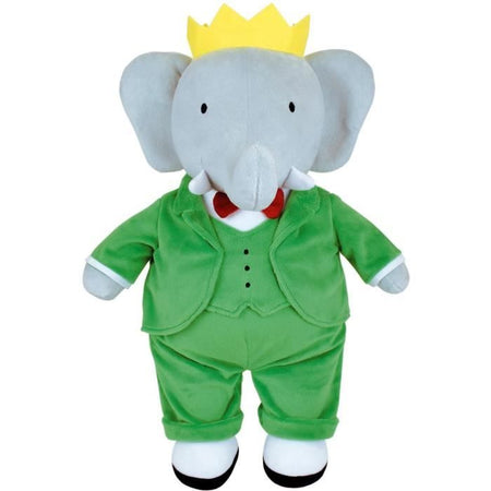 Peluche - JEMINI - Peluche Elefante Babar +/- 40 cm - Morbido peluche - Ideale per creare storie e decorare la cameretta!