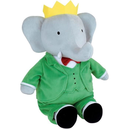 Peluche - JEMINI - Peluche Elefante Babar +/- 40 cm - Morbido peluche - Ideale per creare storie e decorare la cameretta!