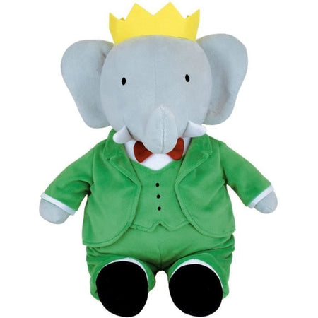 Peluche - JEMINI - Peluche Elefante Babar +/- 40 cm - Morbido peluche - Ideale per creare storie e decorare la cameretta!