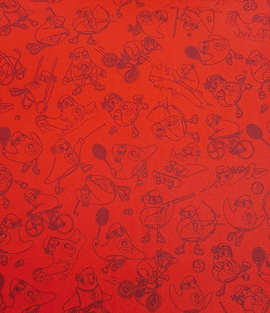 OLIMPIADI PARIGI 2024 - Seggiolino lunare pieghevole per bambini h.47 x l.54 x p.42 cm