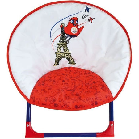 OLIMPIADI PARIGI 2024 - Seggiolino lunare pieghevole per bambini h.47 x l.54 x p.42 cm