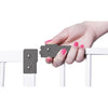 Barriera di sicurezza e prolunga 18 cm - DREAMBABY - LIBERTY - 1 barriera + 1 prolunga - 93-99 cm - Bianco