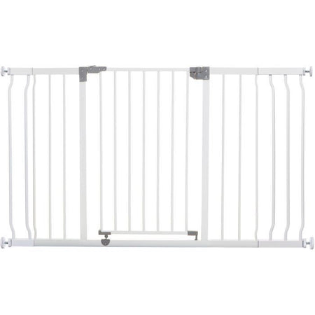 Barriera di sicurezza - DREAMBABY - LIBERTY - 1 barriera + 2 prolunghe - 126-132,5 cm - Bianco
