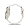 Smartwatch GPS GARMIN Venu 3S, 30,4 mm (1,2), acciaio color oro chiaro, cassa avorio e cinturino in silicone avorio