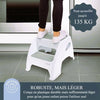 Scaletta - DREAMBABY - Bambino & Me 2 Up - Antiscivolo e strutturato - Fino a 145 kg per piccoli e adulti - Grigio