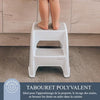 Scaletta - DREAMBABY - Bambino & Me 2 Up - Antiscivolo e strutturato - Fino a 145 kg per piccoli e adulti - Grigio