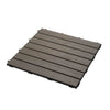 Smoby - Set 6 piastrelle - Pavimentazione Casa - 45x45cm - Effetto materico legno - Anti UV - 100% plastica riciclata e riciclabile