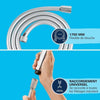 Flessibile doccia - GROHE VitalioFlex 27506001 - 1,75 m - Antipiega - Antitorsione - Attacco universale - Superficie liscia - Cromo