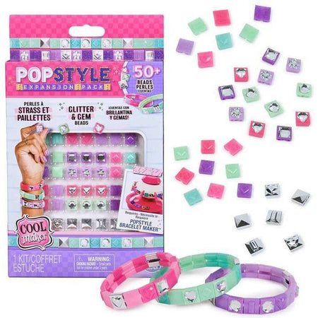 SPIN MASTER COOL MAKER - PACCHETTO POP STYLE STRASS E GLITTER Macchina per braccialetti stile pop