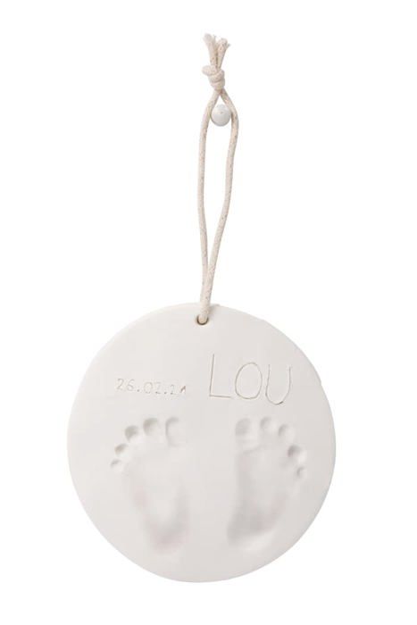 Baby Art Pure Print - Kit Impronte Mani e Impronte del Bambino: Realizza un Medaglione Prezioso, Regalo di Nascita, Neonato o Battesimo