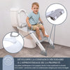 Riduttore WC - DREAMBABY - STEP-UP - Sedile vasino - 2 livelli regolabili - Grigio