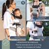 Marsupio regolabile Dreambaby 3-1 Journey - comodo e versatile - per neonati e bambini fino a 15 kg