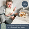 Rialzo per bambini - DREAMBABY - ON-THE-GO - Portatile con vani portaoggetti - Leggero, compatto e facile da trasportare