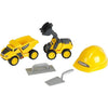 Giocattolo da cantiere - KLEIN - Set da cantiere Volvo Power con casco, 5 pezzi - Plastica di alta qualità, molto resistente.
