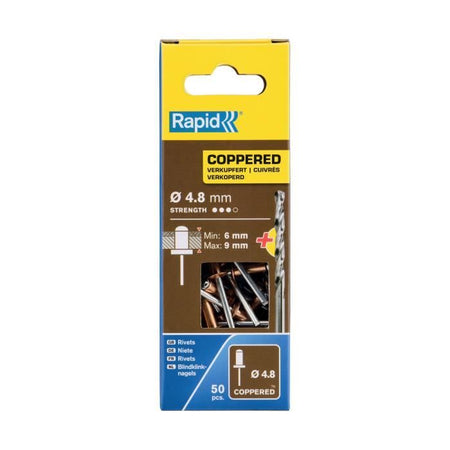 Rivetti - Rapid - 5001467 - Alluminio - Rame -  4,8x12 mm (50 pz)