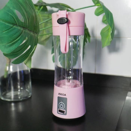 Frullatore portatile - JOCCA - SWEET - 380 ml - 2000 mAh - Con cavo USB - Rosa