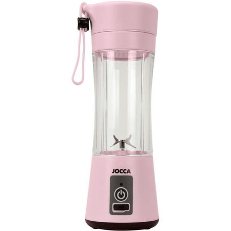 Frullatore portatile - JOCCA - SWEET - 380 ml - 2000 mAh - Con cavo USB - Rosa