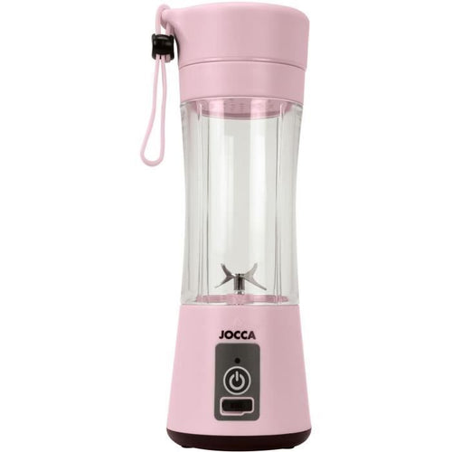 Frullatore portatile - JOCCA - SWEET - 380 ml - 2000 mAh - Con cavo USB - Rosa