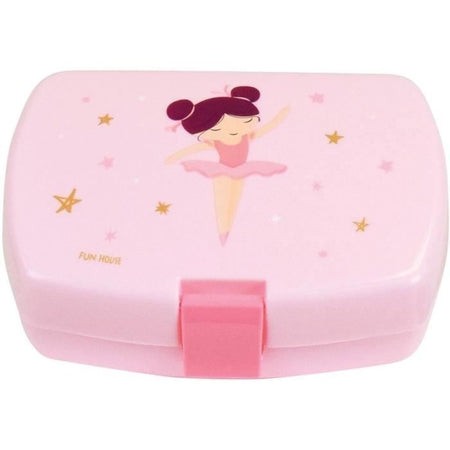 Set stoviglie ballerina - FUN HOUSE - 006364 - Vetro, piatto fondo, piatto piano, posate, bottiglia e scatola snack