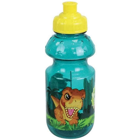 Servizio da tavola Jurassic per bambini - FUN HOUSE - 006322 - Vetro, piatto fondo, piatto piano, posate, bottiglia e contenitore per snack