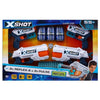 Pack Blasters - ZURU - Combo Pack 2 Kickback + 2 Reflex 6 - Potenti blaster con tiro da 27 metri e canna rotante