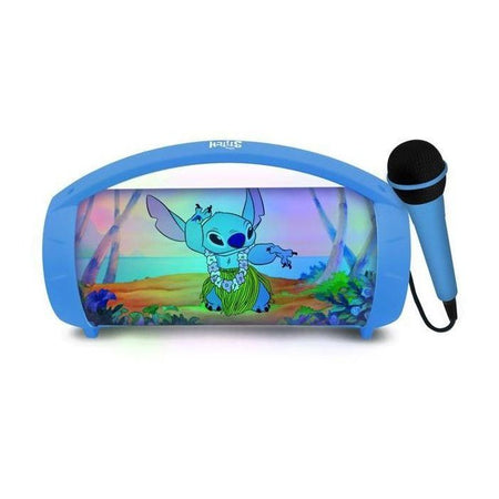 Altoparlante Bluetooth wireless portatile illuminato con microfono Stitch