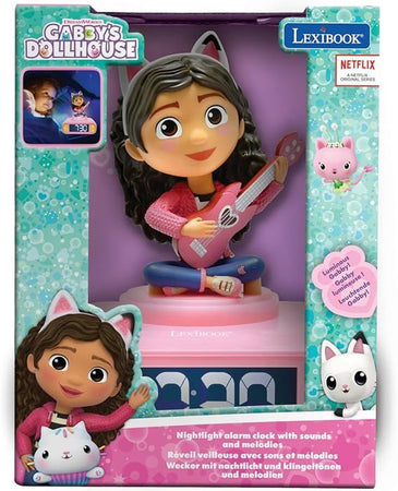 Sveglia digitale con luce notturna ed effetti sonori di Gabby e la Casa Magica