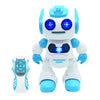 Robot programmabile Powerman Shoot con danza, musica, demo - Telecomando e dischi in schiuma inclusi.