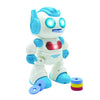 Robot programmabile Powerman Shoot con danza, musica, demo - Telecomando e dischi in schiuma inclusi.