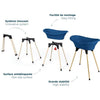 Pack Sedia a sdraio - THERMOBABY - VASCO 5 in 1 - Blu Oceano