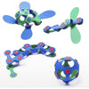 Set di costruzioni magnetiche - GIPSY TOYS - Itsy CLIXO - 18 pezzi - Blu/verde - Dai 4 anni in su