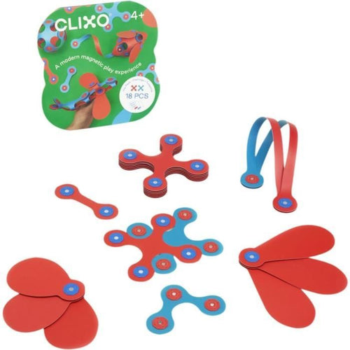 Set di costruzioni magnetiche - GIPSY TOYS - Itsy CLIXO - 18 pezzi - Multicolore - Dai 4 anni