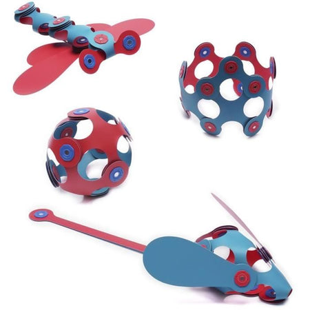 Set di costruzioni magnetiche - GIPSY TOYS - Itsy CLIXO - 18 pezzi - Multicolore - Dai 4 anni