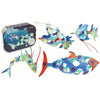 Gioco di costruzione magnetico - GIPSY TOYS - CREATURE DELL'OCEANO - 24 pezzi - Si illumina al buio - 9 forme uniche