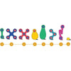Set di costruzioni magnetiche - GIPSY TOYS - Rainbow Pack CLIXO - 42 pezzi - Dai 4 anni - Ecologico